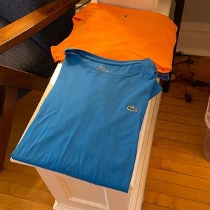Lacoste mens short sleeve tshirt size 7